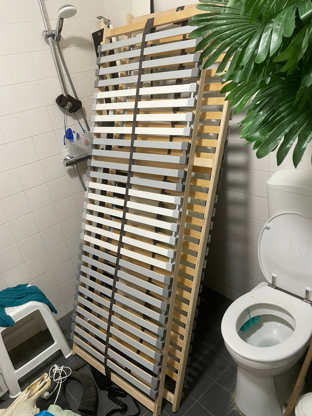 Bed bedbodems 70 x 200.  2 stuk samen 140x200, Ophalen, Zo goed als nieuw, Tweepersoons, 140 cm