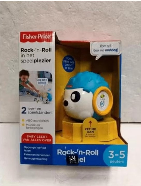 Fisher Price rock en roll egel met geluid nieuw, Speelset, Nieuw, Ophalen of Verzenden, Met geluid
