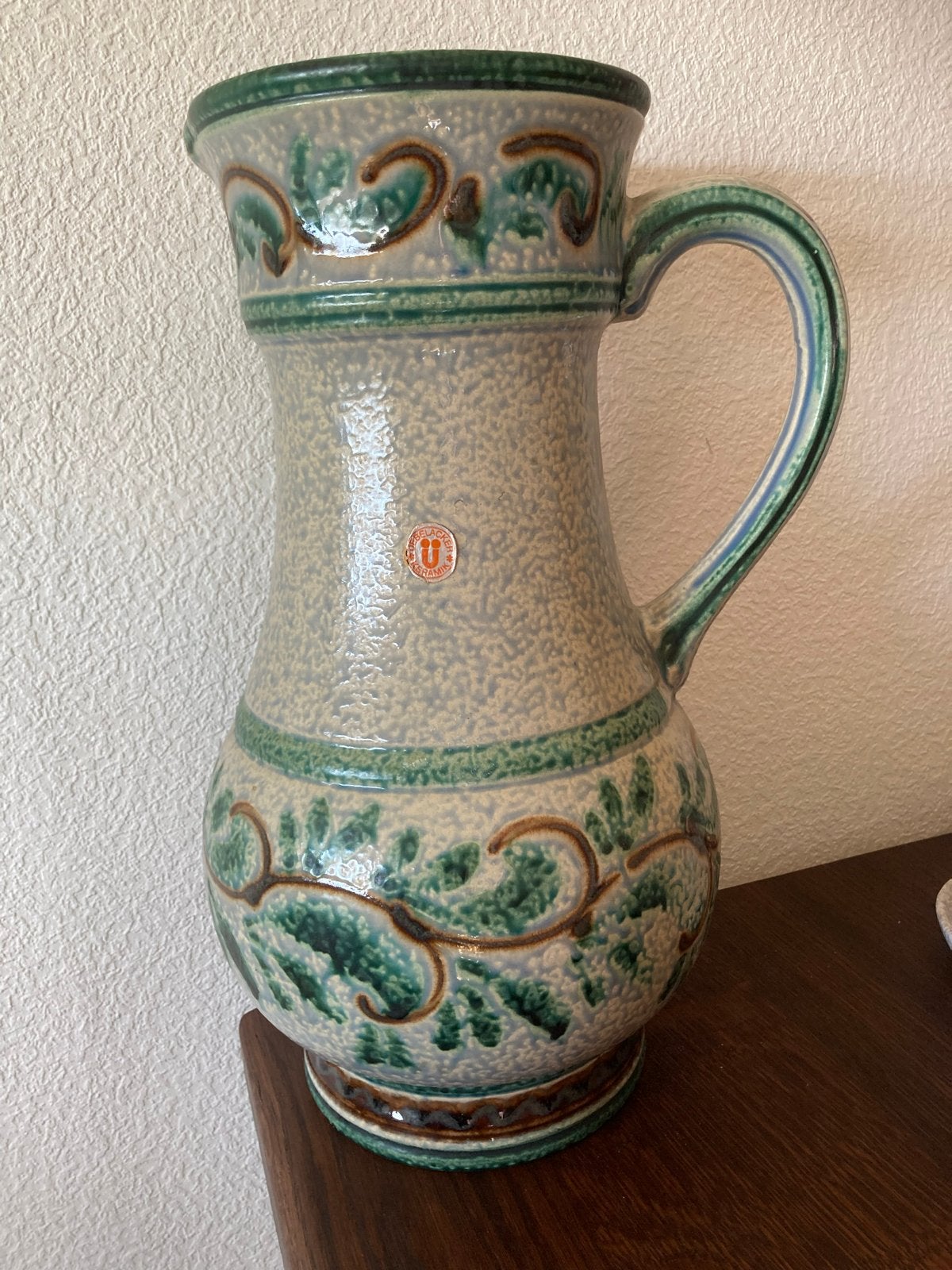 XXL Vintage Vloervaas Schenkkan Ubelacker 1796/40, Ophalen