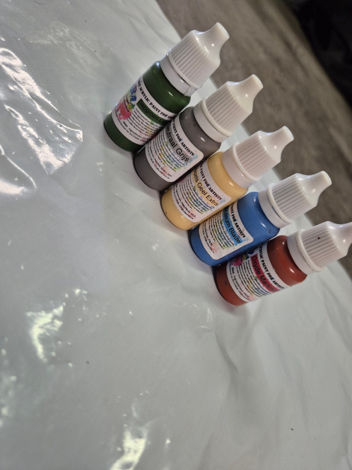 Nieuw 5x urban nails pure paint voor one stroke & painting 4, Overige kleuren, Nieuw, Ophalen of Verzenden, Handen en Nagels