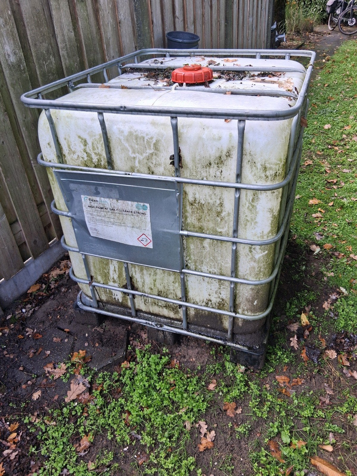 IBC Watertank 1000L - Gebruikt, 150 liter of meer, Ophalen, Gebruikt, Overige materialen
