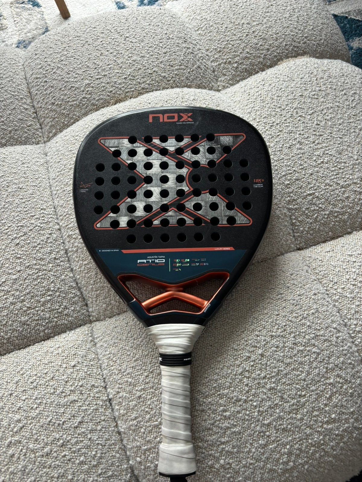 Nox AT10 Genius 18K, Sport en Fitness, Padel, Ophalen of Verzenden, Gebruikt