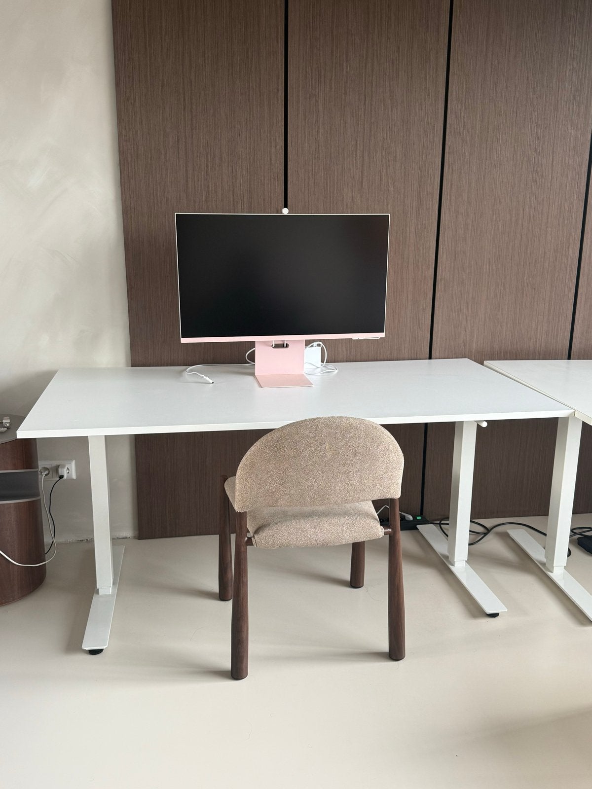 Ikea Trotten Zit-sta Bureau 160x80 cm - Z.G.A.N., Zit-sta bureau, In hoogte verstelbaar, Ophalen of Verzenden, Zo goed als nieuw