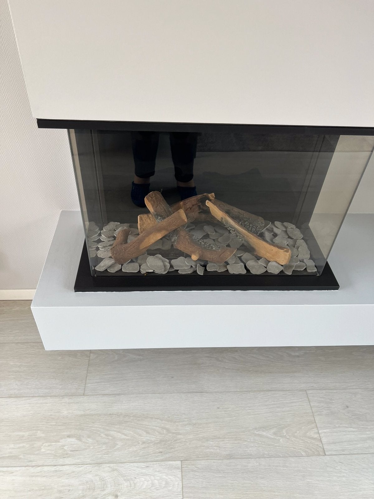 Inbouw gashaard Global S 60 fire panorama, Ophalen, Zo goed als nieuw, Inbouwhaard, Gashaard