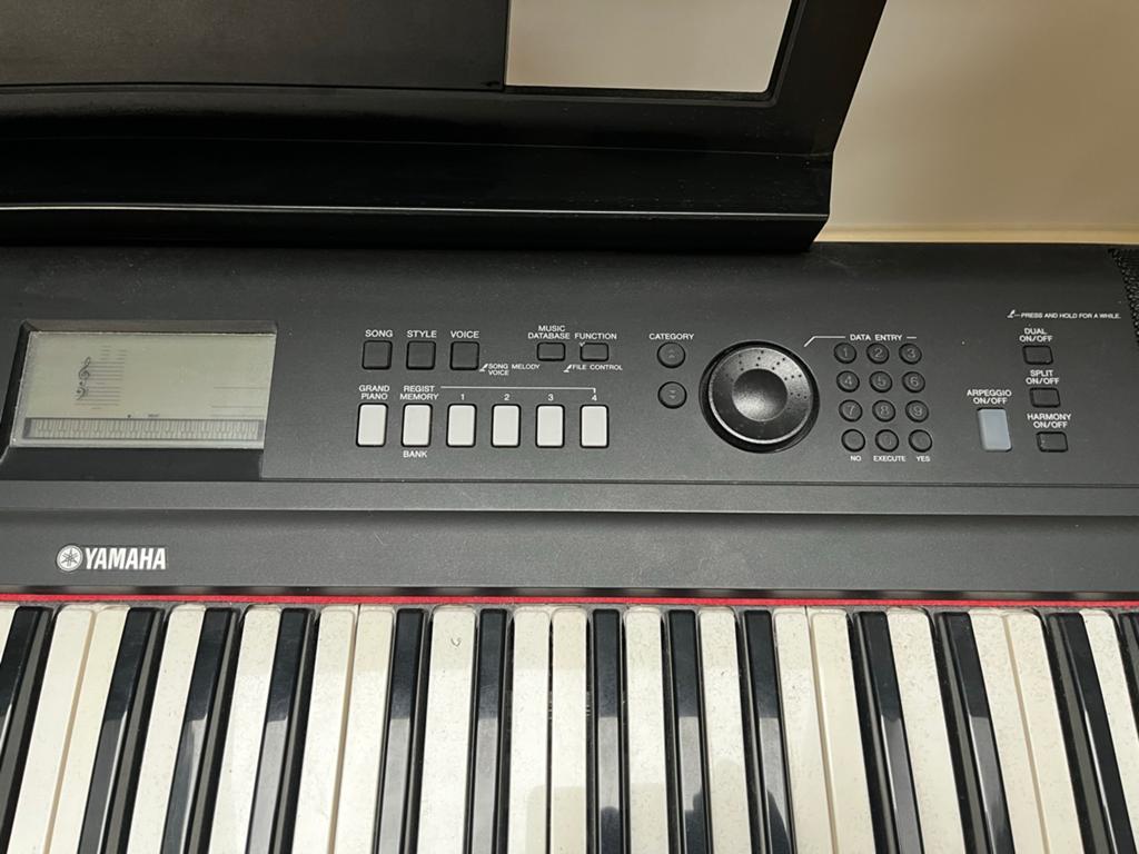 Elektrische piano yamaha, Muziek en Instrumenten, Piano's, Ophalen, Zwart, Digitaal, Zo goed als nieuw