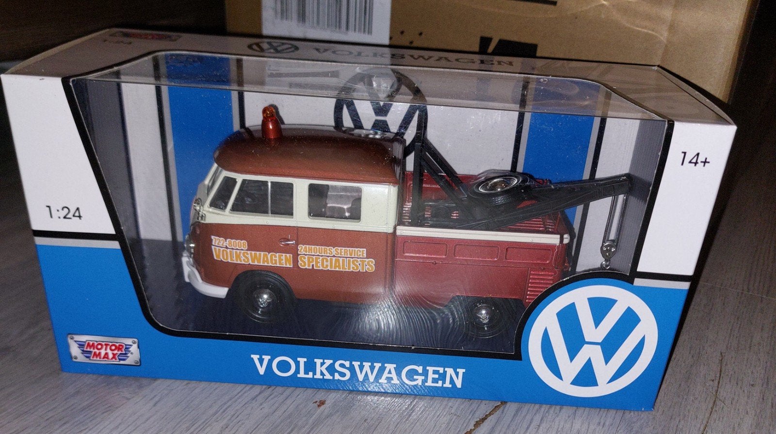 Motor Max Volkswagen T1 Sleepwagen 1:24, Hobby en Vrije tijd, Ophalen of Verzenden, Auto, Overige merken