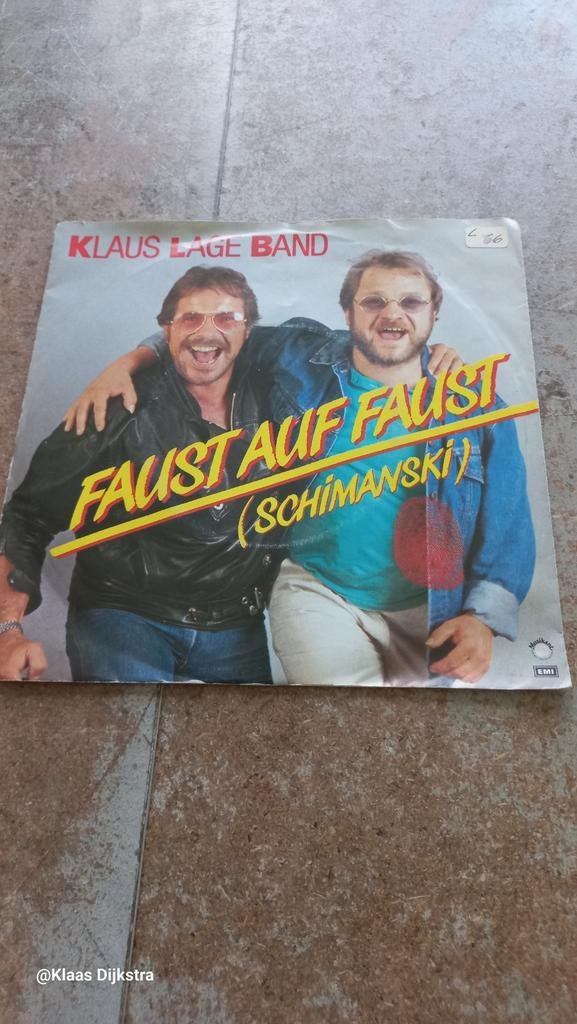 Klaus Lage Band - Faust auf Faust (Schimanski) single, Ophalen of Verzenden, Gebruikt, Pop