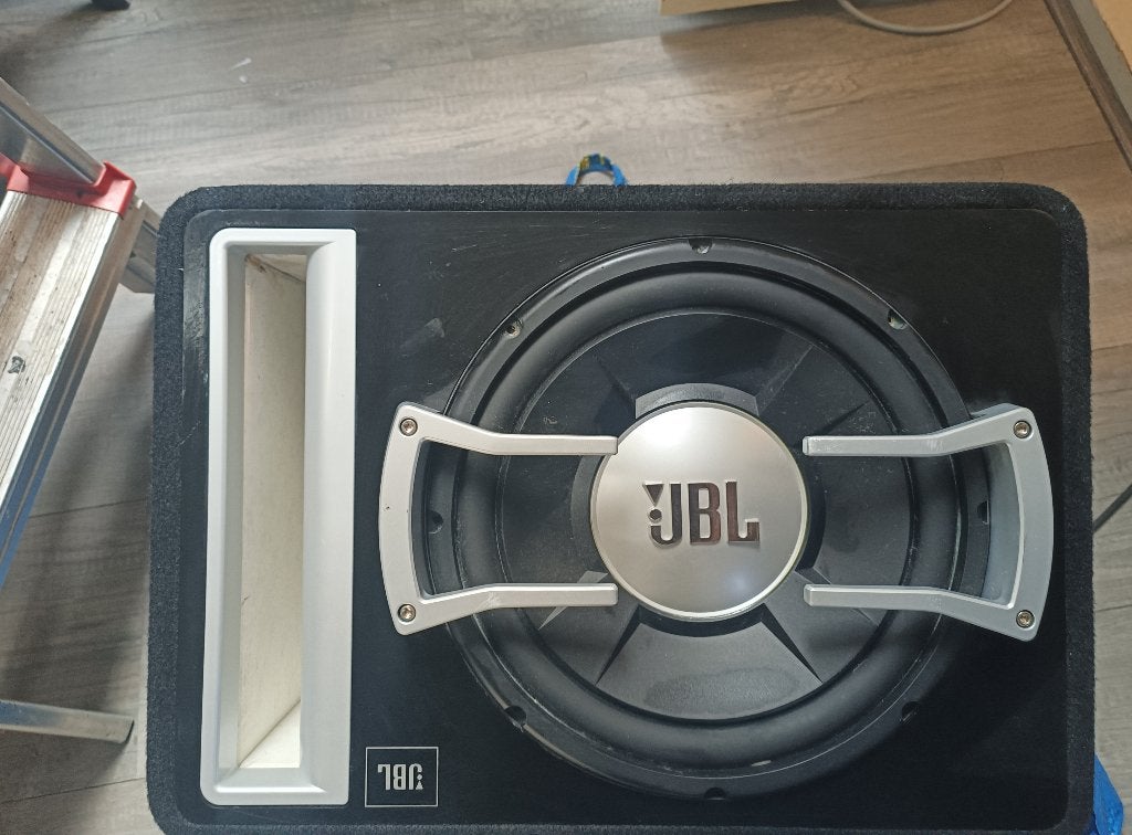 JBL GTO car audioset met Kenwood autoradio en kabels, Ophalen, Gebruikt