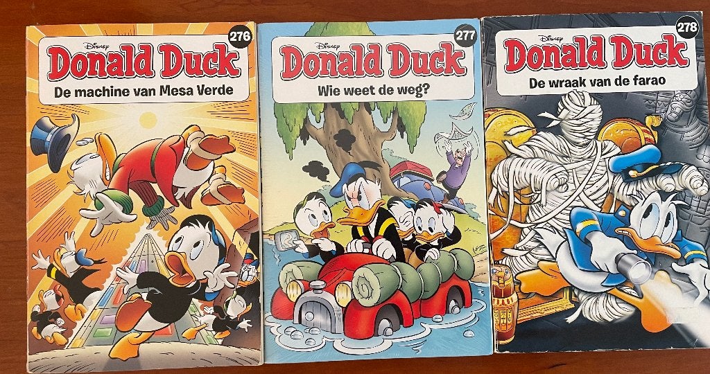 Donald duck pockets 276, 277 en 278, Boeken, Strips | Comics, Gelezen, Verzenden, Europa, Meerdere comics