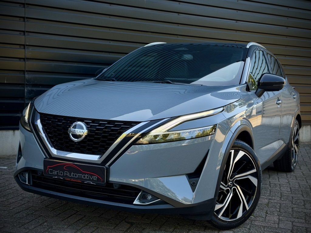 Nissan QASHQAI 1.3 MHEV X Tekna + PANO|360|HUD|MASSAGE|ACC V, Euro 6, Qashqai, Zilver of Grijs, 725 kg