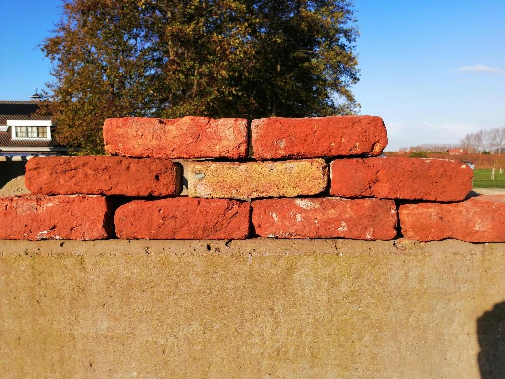 Zeeuwse moppen (metselstenen), Ophalen, Gebruikt, Bakstenen