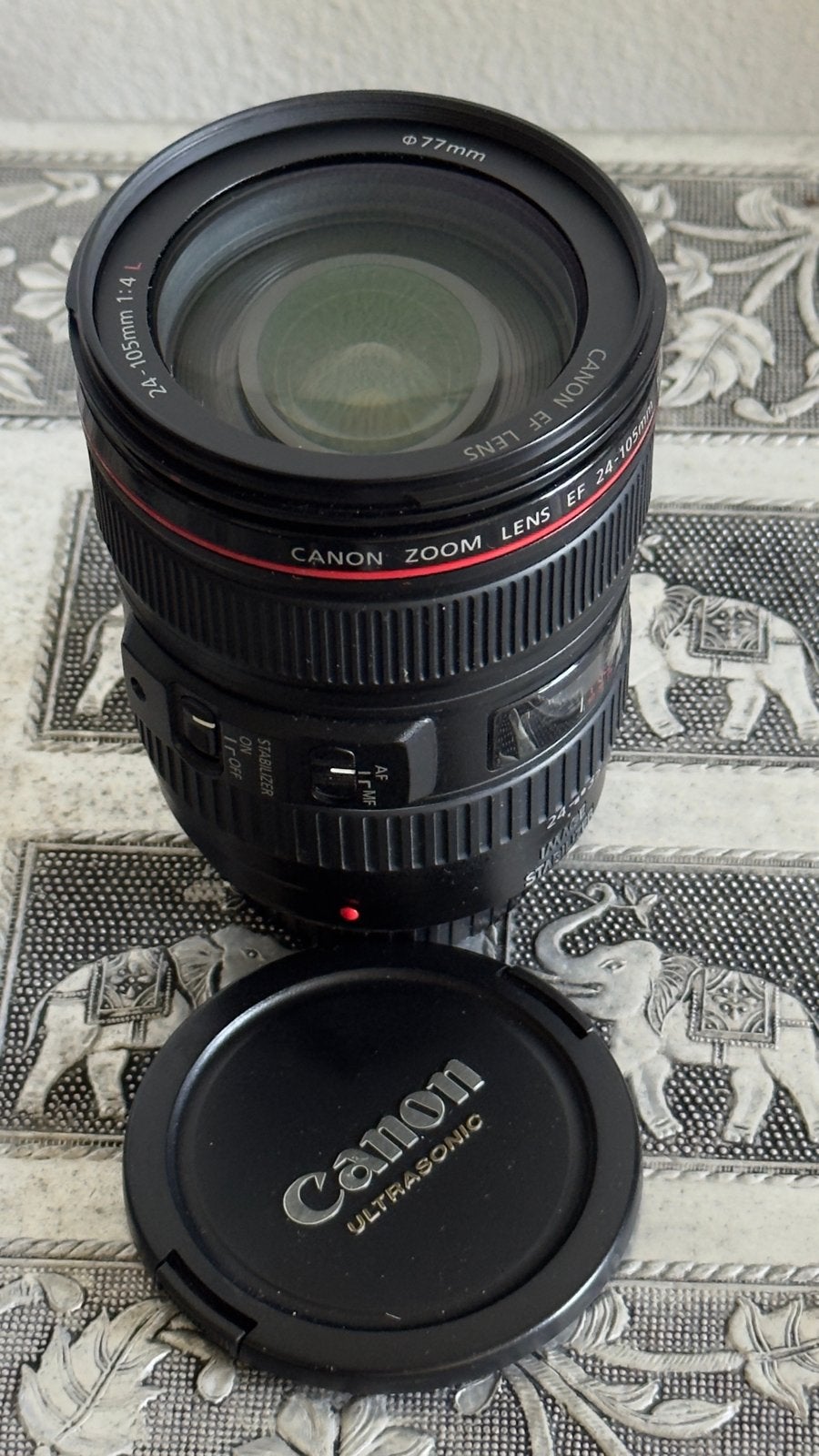 Canon EF 24-105mm f/4.0 USM L IS Lens, Audio, Tv en Foto, Fotografie | Lenzen en Objectieven, Gebruikt, Canon, Autofocus, Ophalen of Verzenden