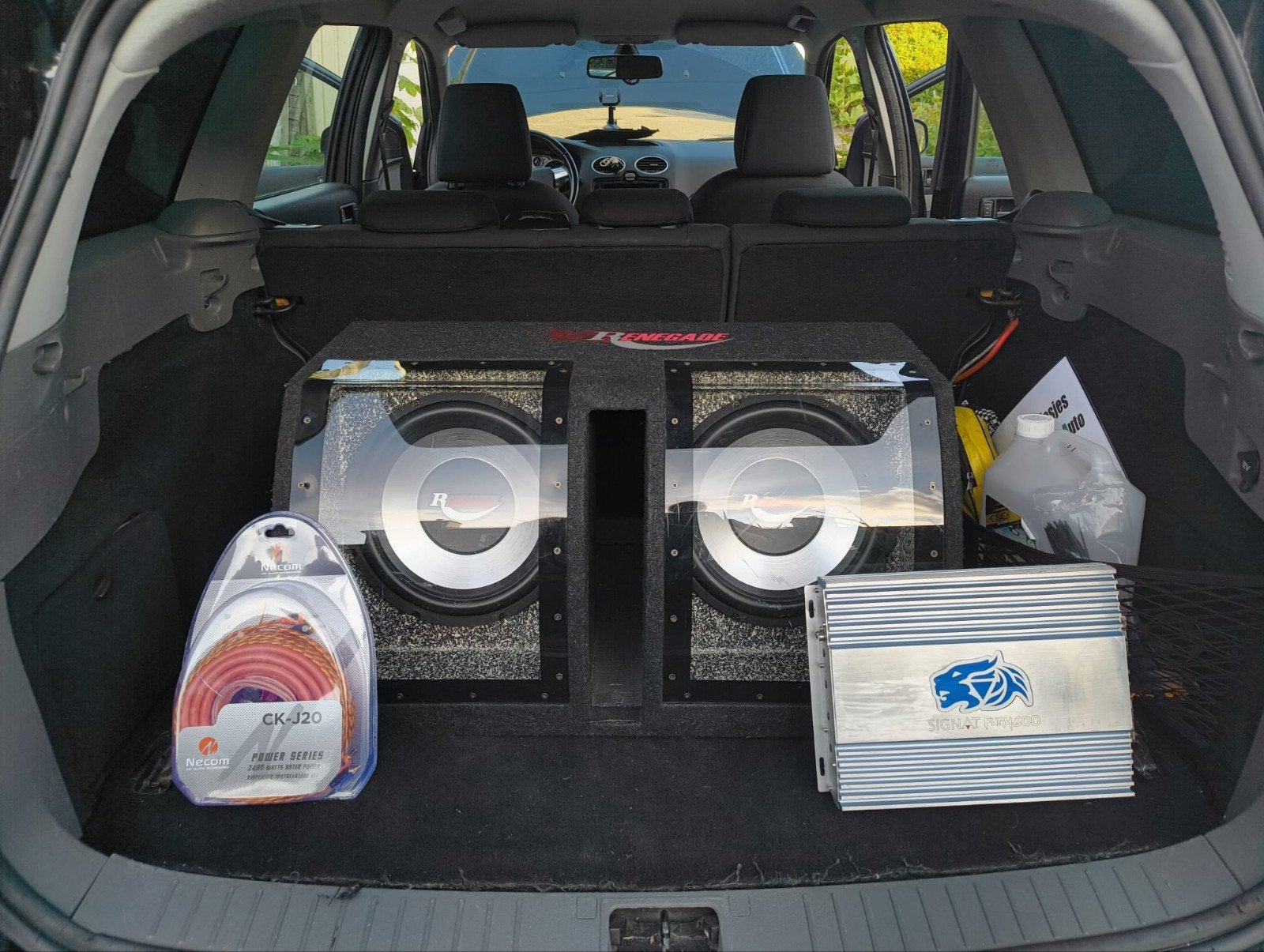 Dikke Subwoofer Set RENEGADE 1200W, Ophalen
