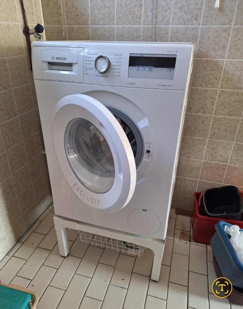 Wasmachine bosch, Witgoed en Apparatuur, Ophalen, 1200 tot 1600 toeren, Gebruikt, Voorlader