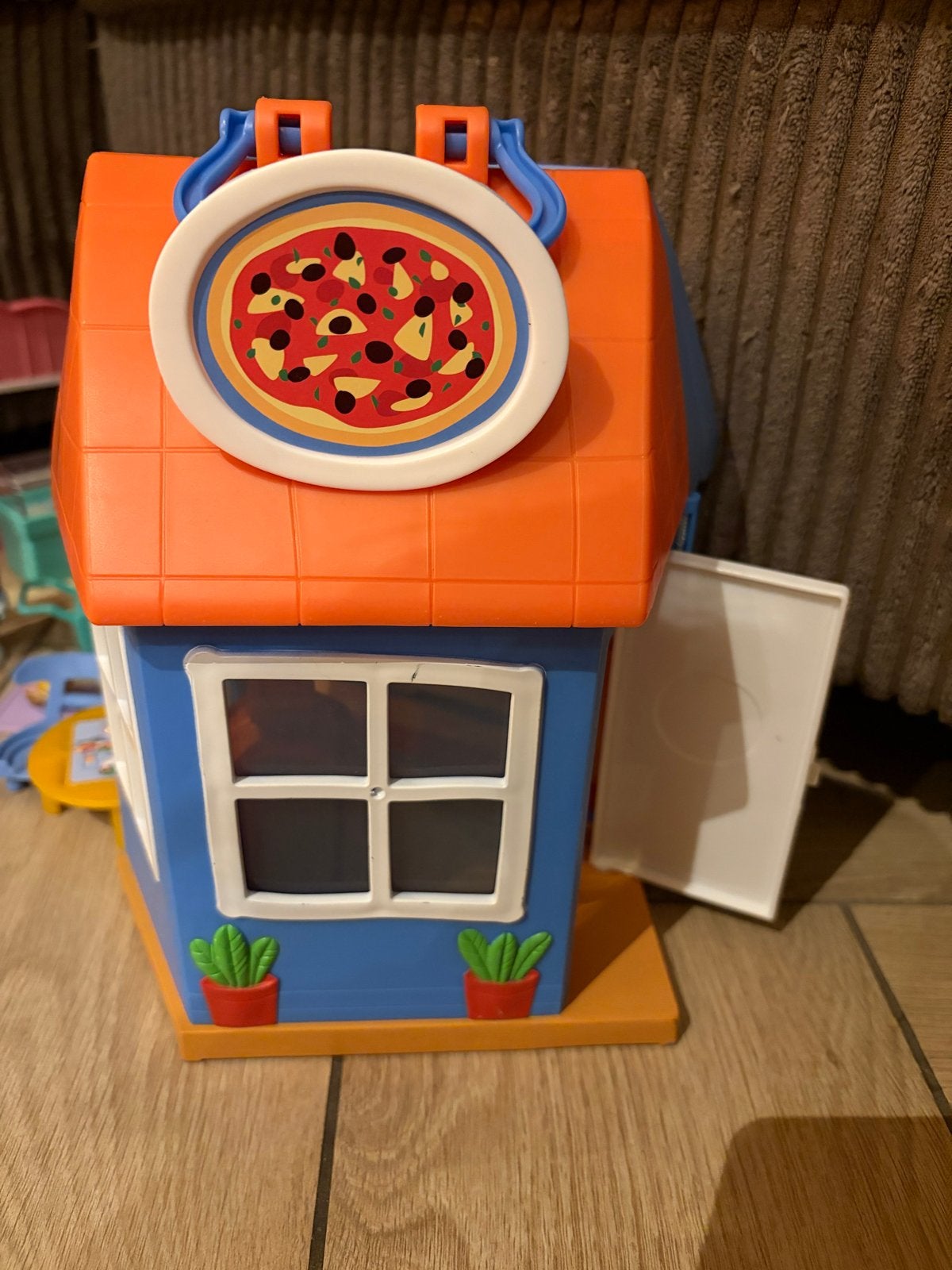 Peppa Pig Pizza Speelhuis met accessoires, Ophalen of Verzenden, Gebruikt, Jongen of Meisje