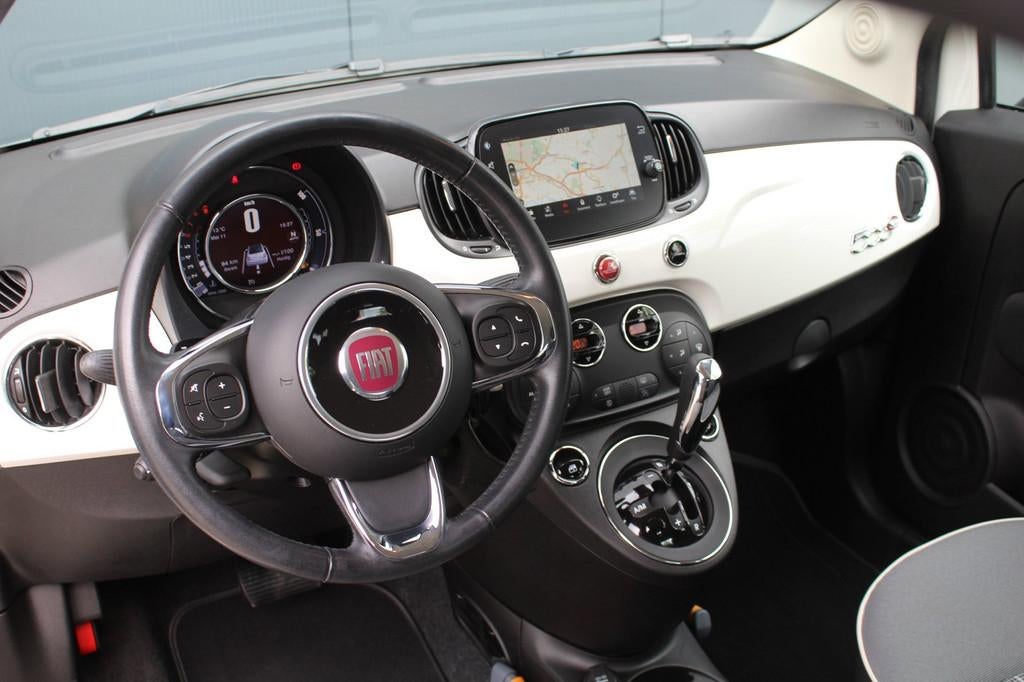 Fiat 500 C 0.9 TwinAir Turbo Lounge | Automaat | Cabrio | Na, Bluetooth, Stof, Gebruikt, Cabriolet