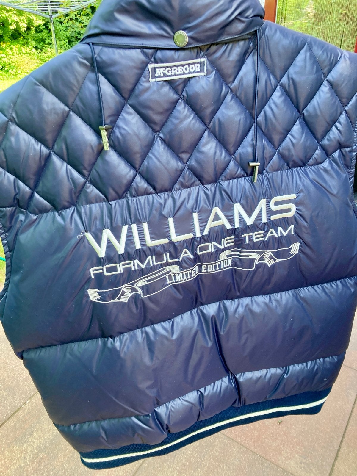 Limited Edition Williams F1 Team Bodywarmer - McGregor Maat, Kleding | Heren, Ophalen, Zo goed als nieuw, Maat 56/58 (XL), Blauw