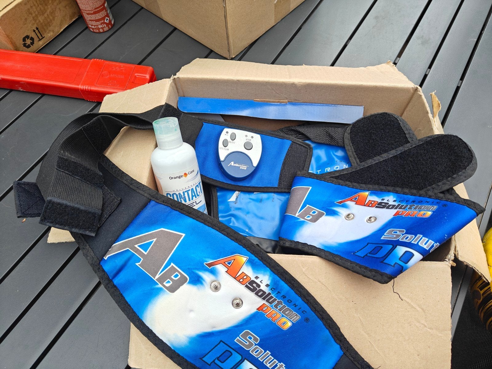 AB Solution Pro - Originele set, Sport en Fitness, Fitnessmaterialen, Ophalen, Gebruikt, Buik, Overige typen