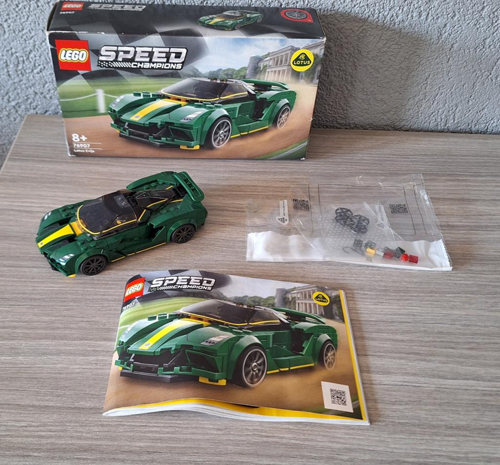 LEGO Speed Champions Lotus Evija (76907), Lego, Ophalen of Verzenden, Zo goed als nieuw, Complete set
