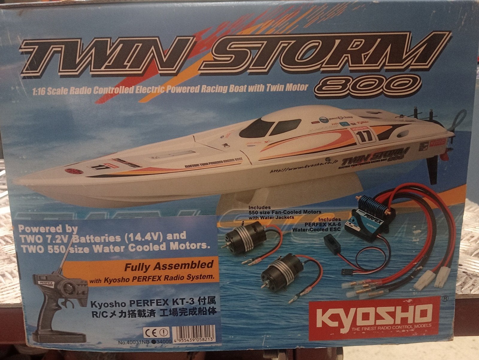 Kyosho Twin Storm 800, Ophalen, Gebruikt