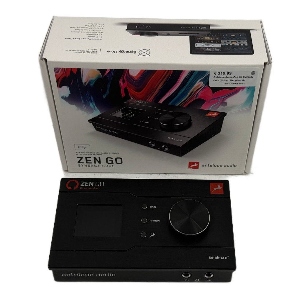 Antelope Audio Zen Go Synergy Core USB-C | Met garantie, Audio, Dordrecht@usedproducts.nl, Toulonselaan 72, Ophalen of Verzenden
