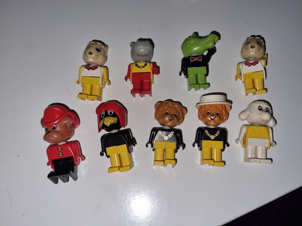 Vintage LEGO fabuland dieren figuren set, Ophalen of Verzenden, Gebruikt