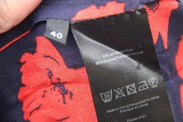 Tuniek donkerblauw/ rood Baum und Pferdgarten mt 40 trans. O, Maat 38/40 (M), Baum und Pferdgarten, Ophalen of Verzenden, Zo goed als nieuw