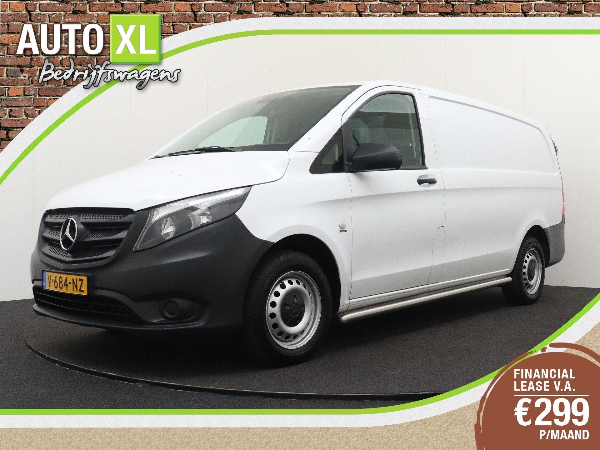 Mercedes-Benz Vito 116 164 PK CDI LANG EURO 6 Navi Climate C, Dealer onderhouden, Gebruikt, 4 cilinders, Verwarmde buitenspiegels