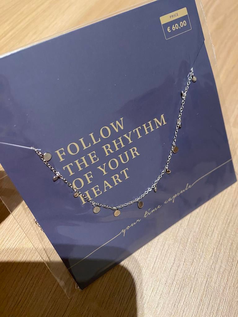 Nieuw Violet Hamden ketting zilver kleur verstelbaar, Sieraden, Tassen en Uiterlijk, Overige materialen, Verstelbaar, Nieuw, Ophalen of Verzenden
