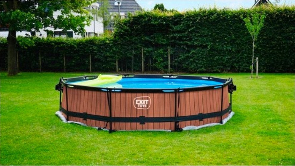 Exit Toys opzetzwembad met filterpomp en schoonmaakmiddelen, Tuin en Terras, Zwembaden, Ophalen of Verzenden