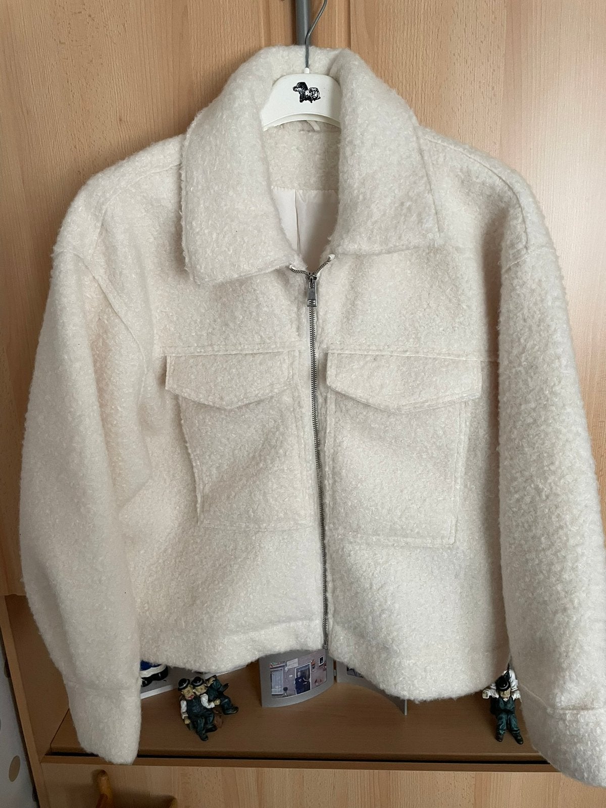 Ecru jas ( een keer aangehad), Kleding | Dames, Ophalen, Zo goed als nieuw, Maat 42/44 (L), Beige
