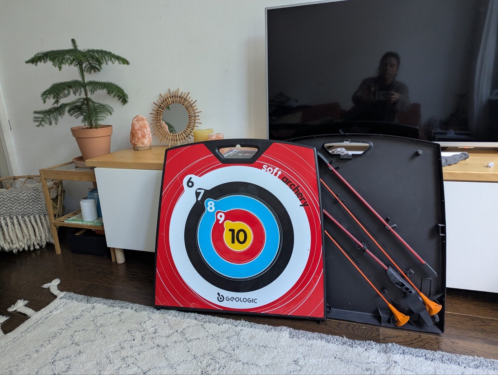 Decathlon Boogschietset Softarchery 100 incl boog & 4 pijlen, Ophalen, Gebruikt