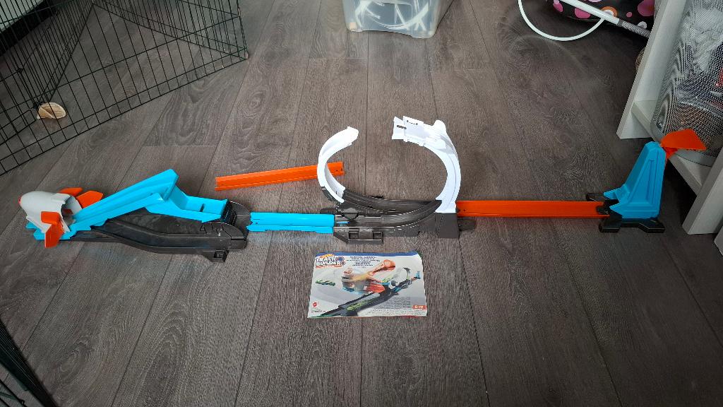 Hot Wheels Track Builder - Blast Off Challenge, Ophalen, Hot Wheels, Handmatig, Met looping