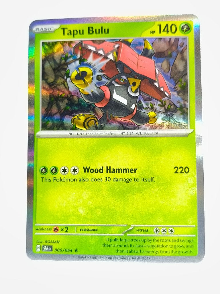 Pokémon - Shrouded Fable - Tapu Bulu - 006/076 - Holo, Verzenden, Zo goed als nieuw, Losse kaart, Foil