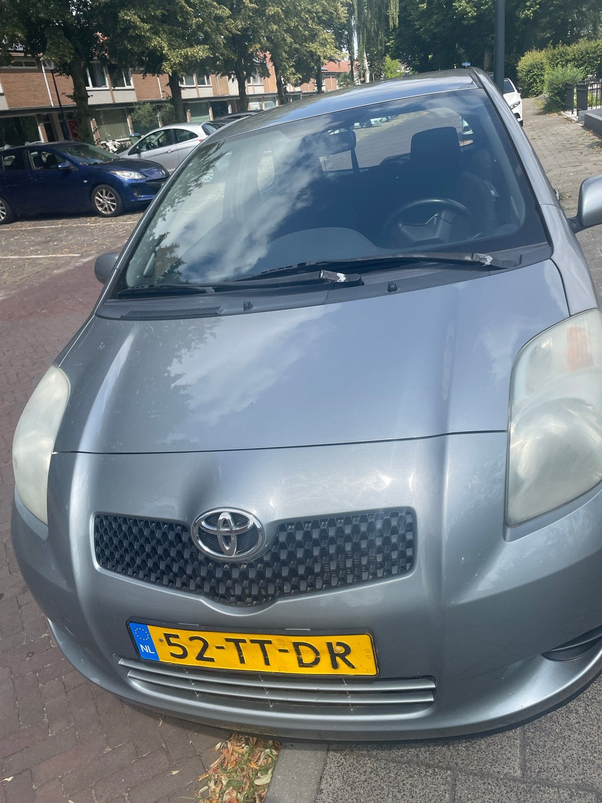 Toyota Yaris 1.0 12V Vvt-i 3DR Terra 2007 Grijs, Voorwielaandrijving, 970 kg, 535 kg, 40 €/maand