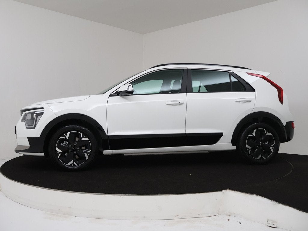 Kia Niro EV DynamicLine 64.8 kWh | 10 Jaar Garantie | Achter, Auto's, Kia, 12 maanden, Gebruikt, 1657 kg, Leder en Stof