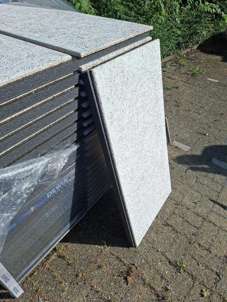 Houtwol cementplaat, Doe-het-zelf en Verbouw, Isolatie en Afdichting, Ophalen, 4 tot 8 cm, Dakisolatie, Nieuw