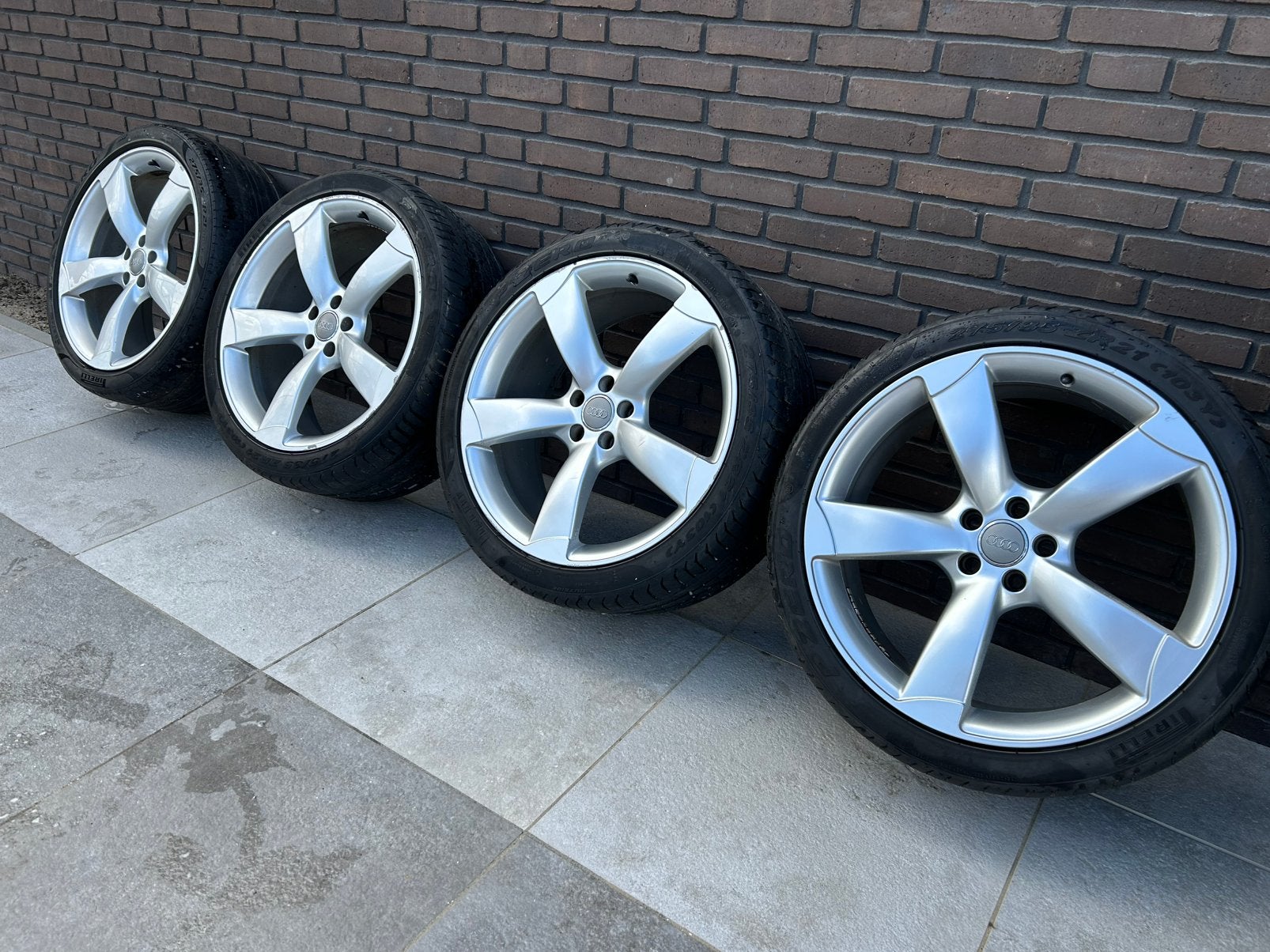 Originele 21 inch Audi Rotor velgen 5x112, Auto-onderdelen, Ophalen, Gebruikt, Velg(en), 275 mm
