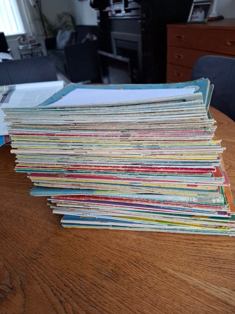 weekblad Donald Duck uit de jaren '50, Gelezen, Walt Disney, Ophalen of Verzenden, Meerdere stripboeken