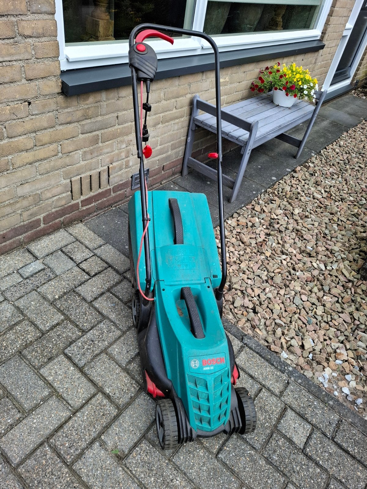Bosch grasmaaier, Ophalen, Gebruikt