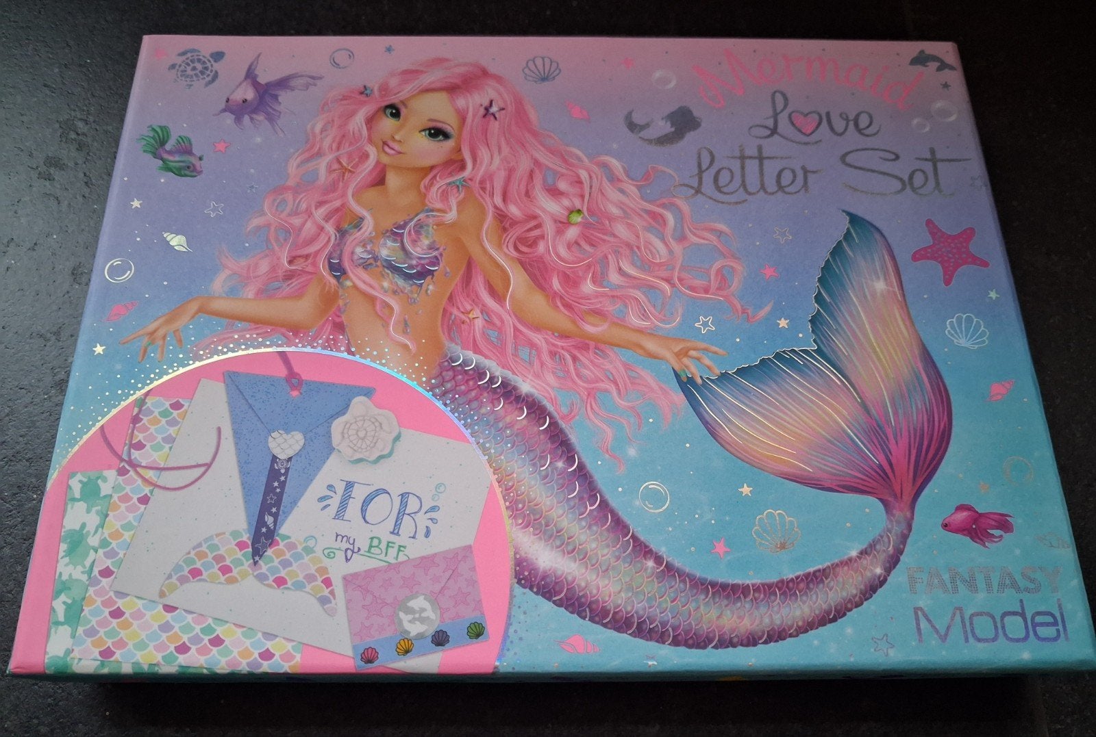 TOPModel Mermaid Love Letter Set - Knutselset, Fantasie, Gebruikt, Meerkleurig, Ophalen of Verzenden