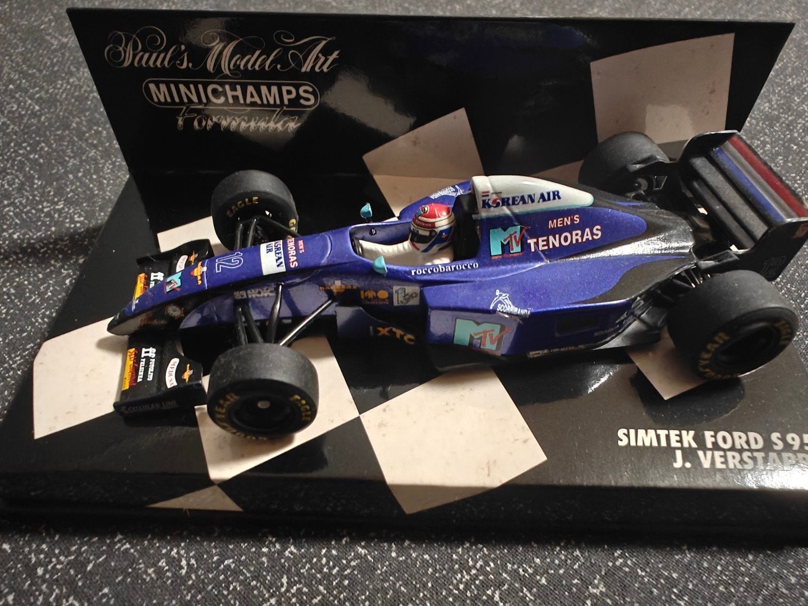Minichamps Simtek Ford S951 Jos Verstappen, Ophalen of Verzenden, Zo goed als nieuw, Auto