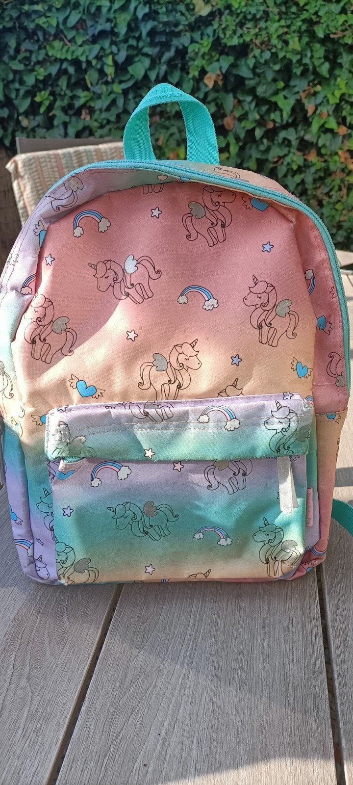 Rugtas met eenhoorns/unicorns, Ophalen of Verzenden, Zo goed als nieuw, Rugtas