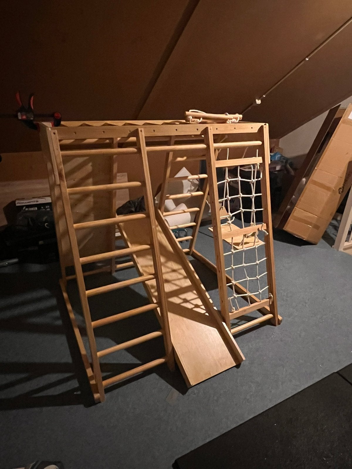 Klimrek voor binnen. Finoos 7-in-1 Multifunctioneel., Kinderen en Baby's, Speelgoed | Buiten | Speeltoestellen, Ophalen, Gebruikt