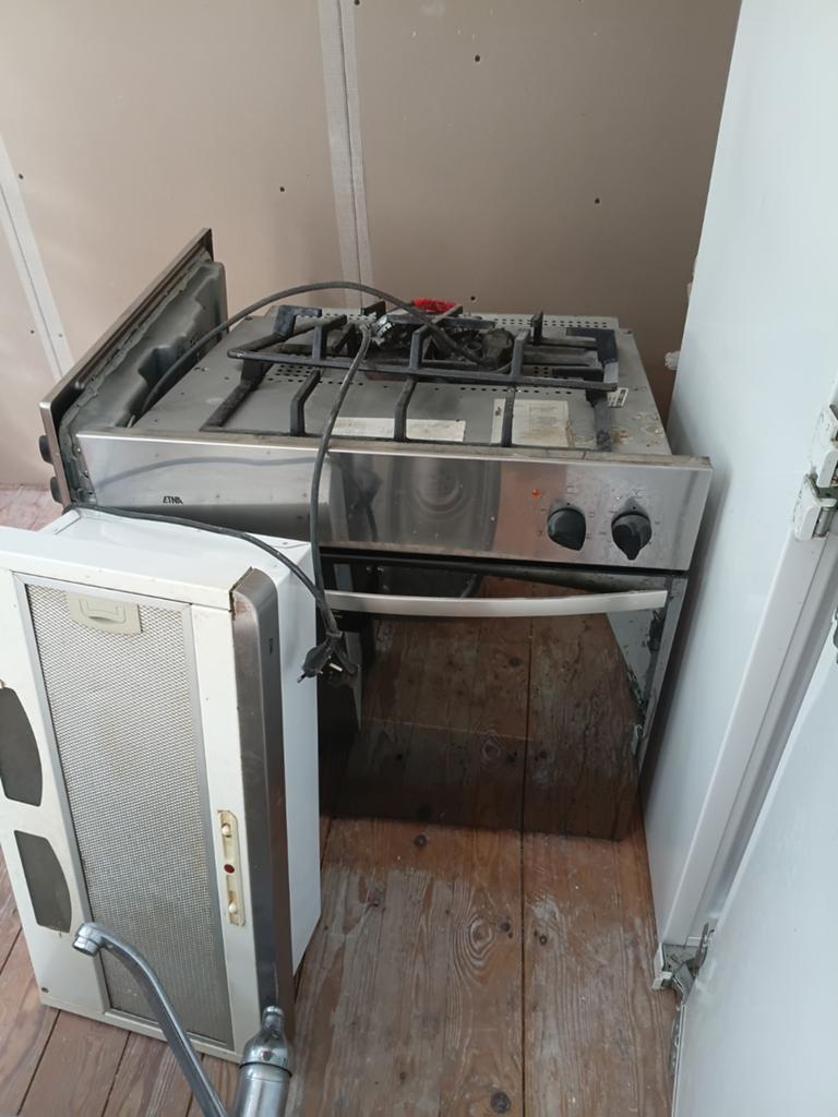 ETNA Gasfornuis met Oven - Gebruikt, Ophalen, Gebruikt, 60 cm of meer, 4 kookzones