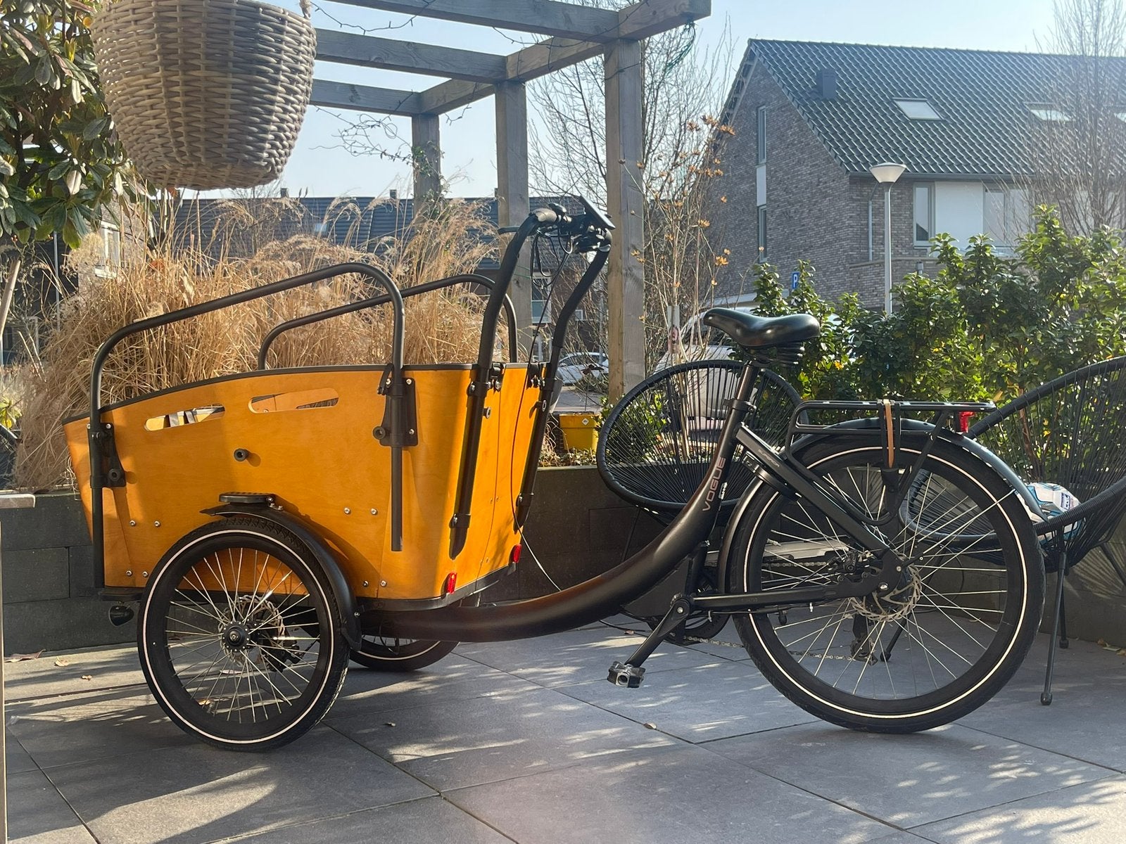Bakfiets Vogue Superior 3, Fietsen en Brommers, Fietsen | Bakfietsen, Ophalen, Zo goed als nieuw, 4 kinderen of meer