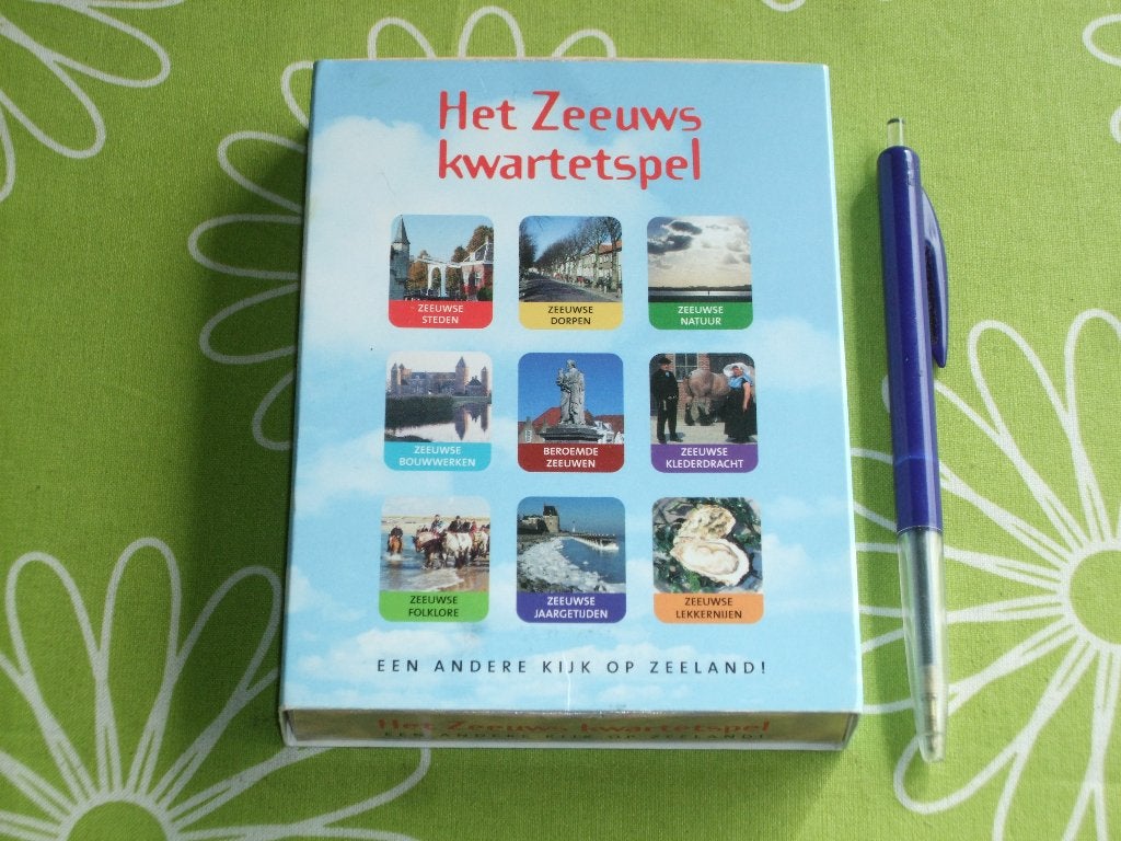 Het Zeeuws kwartetspel - een andere kijk op Zeeland, Verzamelen, Ophalen of Verzenden, Zo goed als nieuw, Kwartet(ten)