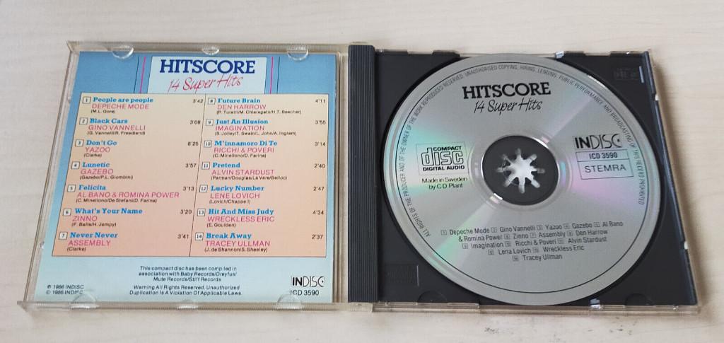 Hitscore 14 Super Hits CD 1986 Depeche Mode Gino Vannelli, Ophalen of Verzenden, Gebruikt, Pop