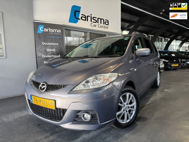 Mazda 5 2.0 Katano 7 Pers.|Airco|Cruise|Trekhaak, Auto's, Gebruikt, 7 stoelen, Origineel Nederlands, Handgeschakeld