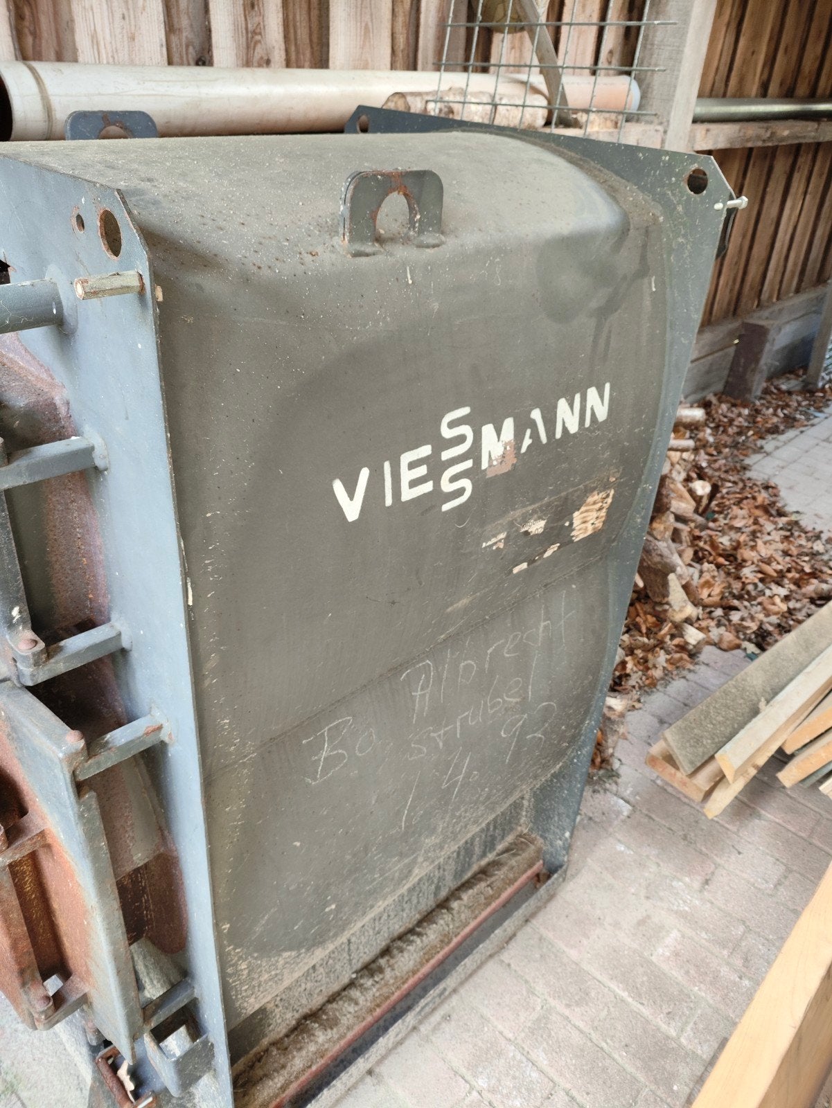 grote Viessmann Houtkachel, Huis en Inrichting, Kachels, Ophalen, Gebruikt, Houtkachel, Vrijstaand